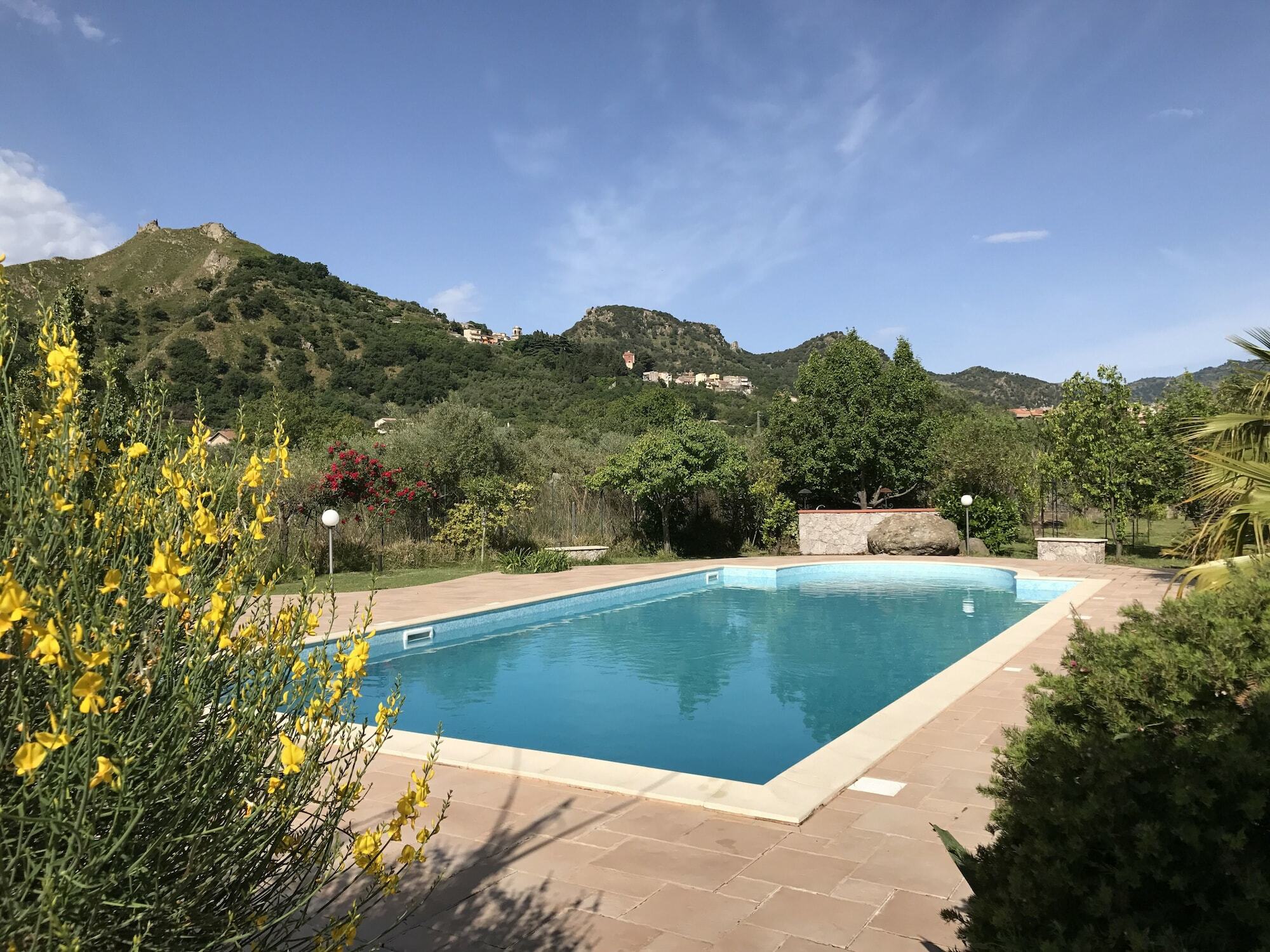 Villa Uliveto Francavilla di Sicilia Bagian luar foto